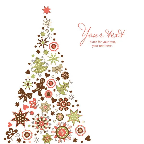 Vánoční přání — Stockový vektor