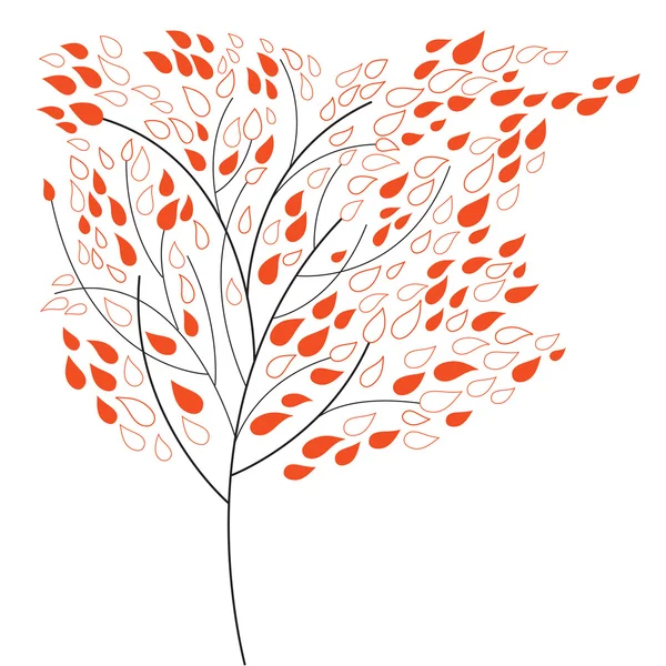 Drzewa dekoracyjne — Wektor stockowy