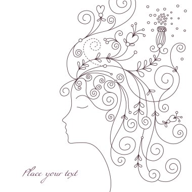 Beauty woman clipart