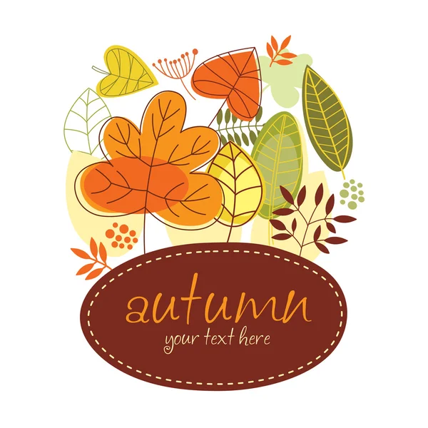 Autumn banner — Stock Vector