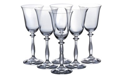 Wineglasses clipart