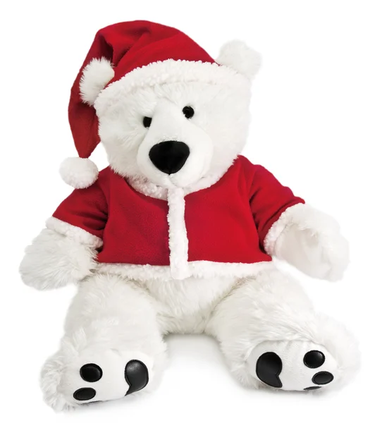 stock image Bear with christmas hat