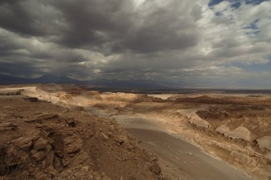 Valle de la muerte (death valley) in atacama desert chile clipart