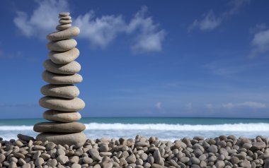 Stack of stones clipart