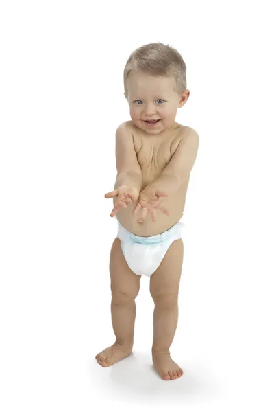 Baby boy gesticulating Stock Image