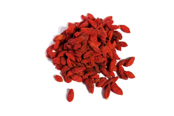 A handful of healthy Tibetan Goji berries Stock Picture