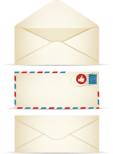 Vintage Envelopes — ストックベクタ
