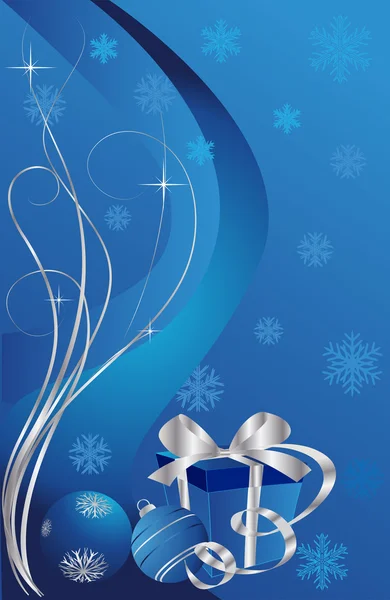 Bleu Noël — Image vectorielle