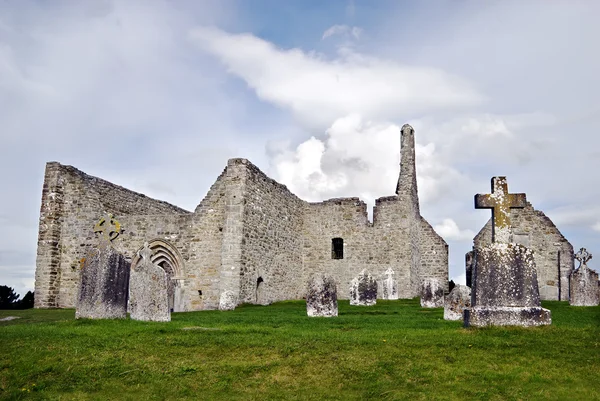クロンマク ノイズがあります、アイルランドの修道院 — ストック写真