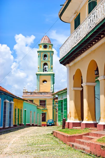 Kleurrijke Cubaanse dorp — Stockfoto