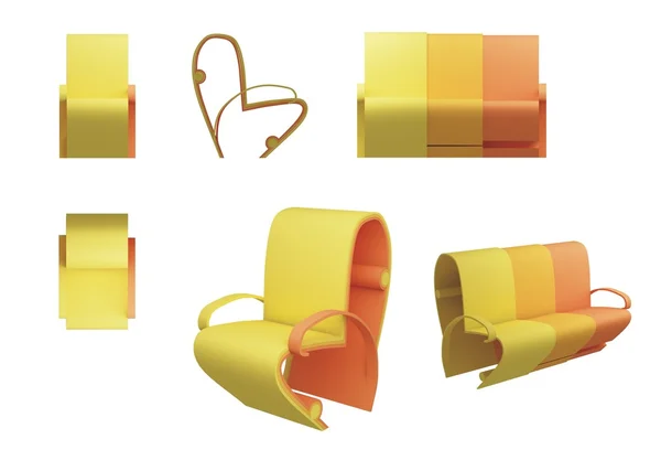 Creative furniture concept — Stock Photo, Image
