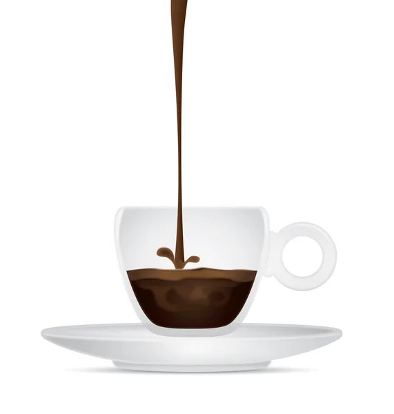 Sección de una taza de café —  Fotos de Stock