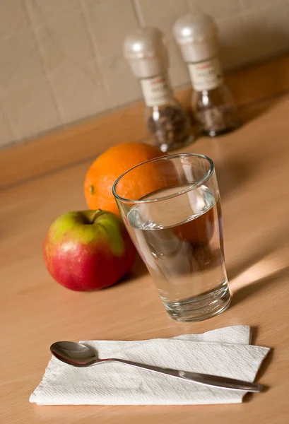 Stock image Healthy fruit breakfast set