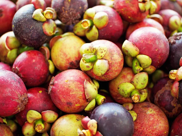 stock image Mangosteen tropical fruit