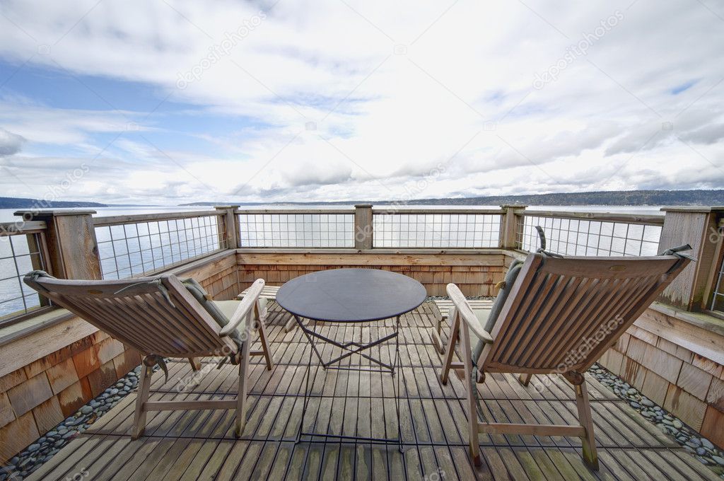 Waterfront Balcony on Whidbey Island, WA