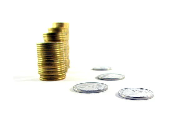 Coins ukrainian — Stock Photo, Image