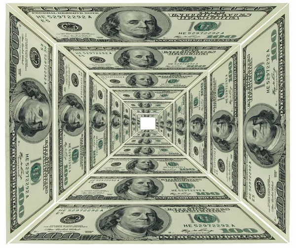 Piramida dolarului — Fotografie, imagine de stoc