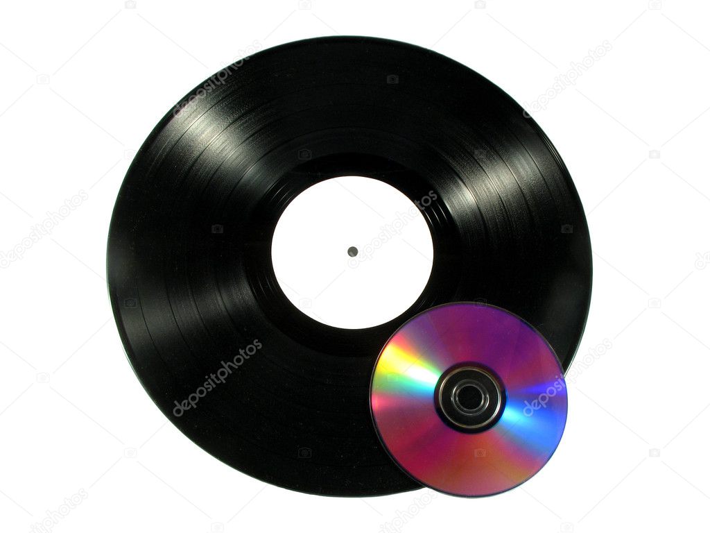 Vinyl record and a computer disk