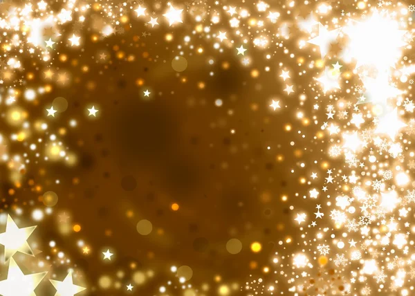 Рождественский золотой фон — стоковое фото