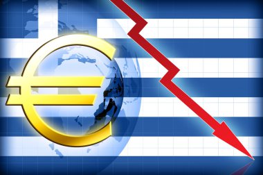 Greece crisis clipart