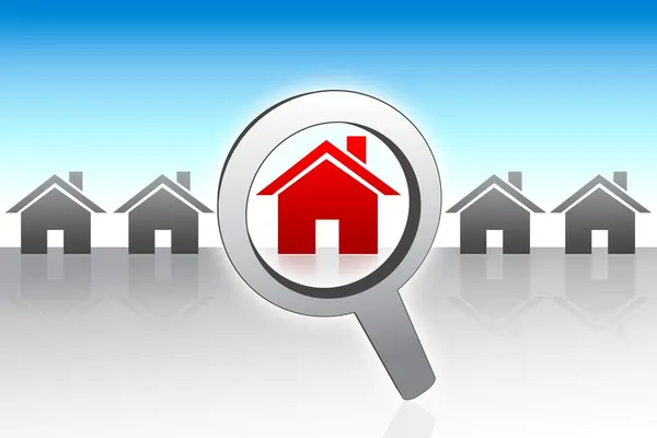 Searching for a new home concept — Stock Photo, Image