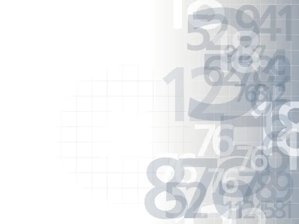 Numbers background light — Stock Photo, Image