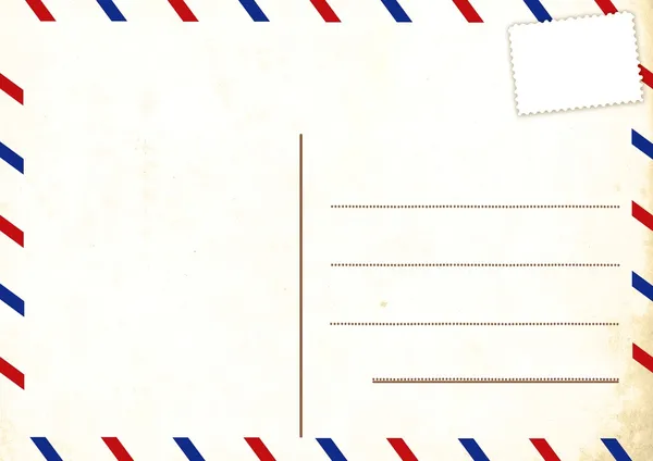 Empty postcard — Stock Photo, Image