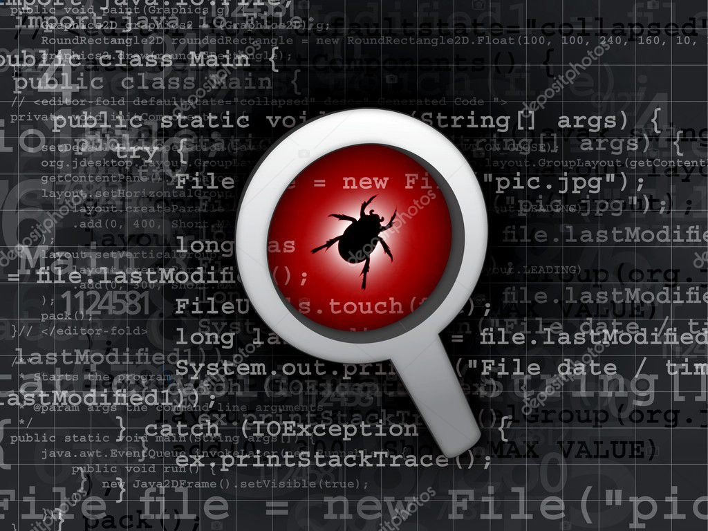 Virus Bug In Program Code Stock Photo Image By C Pixeldreams