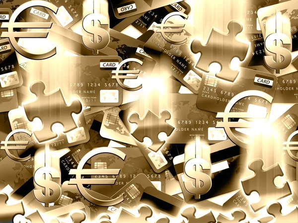 Money brown gold background — Stock Photo, Image