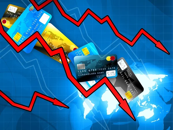 Money crisis concept — Stock Photo, Image