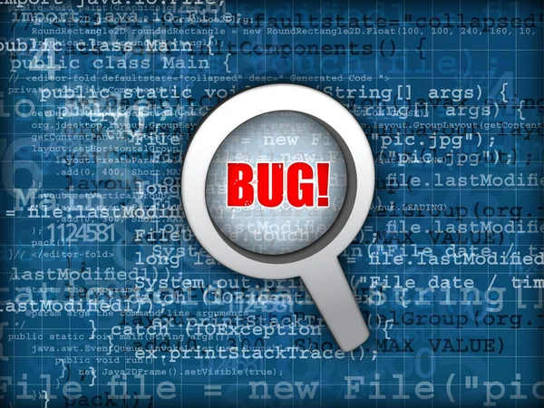 Code bug concept — Stock Photo, Image