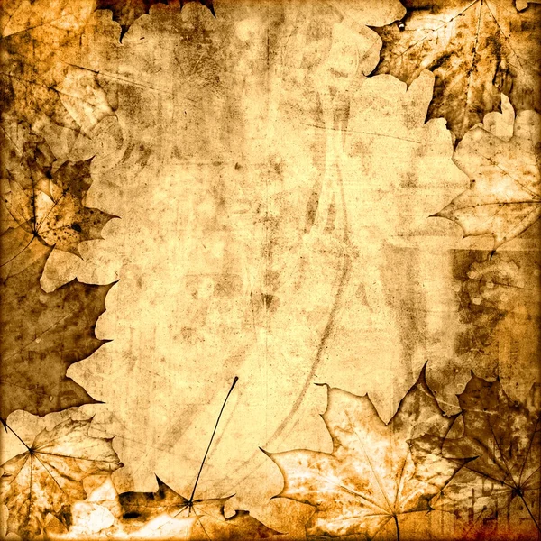 Старовинні карти осінній — стокове фото