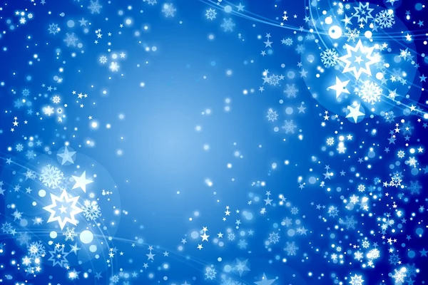 Invierno Navidad copos de nieve tarjeta — Foto de Stock