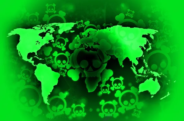 Radiactividad de la guerra mundial — Foto de Stock