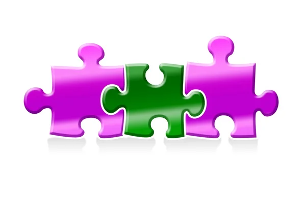 Puzzles Group — Stock Photo, Image