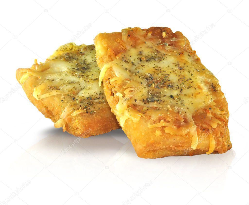 Cheese cutlets isolated
