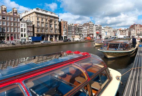 阿姆斯特丹运河 — 图库照片