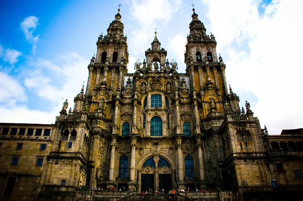 Katedra w Santiago-де-Компостела Стокове Фото
