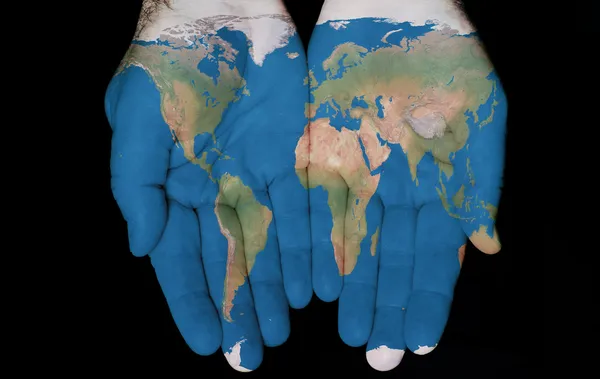 World In Our Hands — Stock Photo, Image