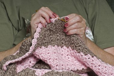 Hands Crocheting