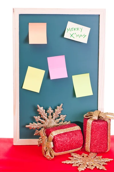 Christmas notice board — Stock Photo, Image