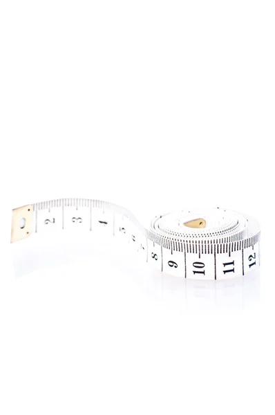 Tape measure on white background — Stock Photo, Image