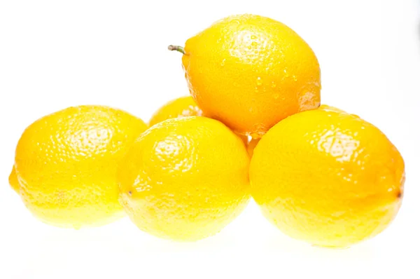 Zásobník citronů zblízka — Stock fotografie