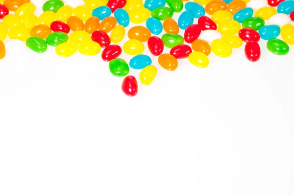 Jelly beans border — Stock Photo, Image