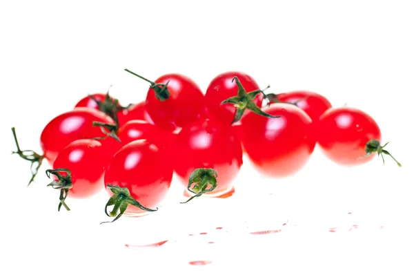Roma tomatoes over white — Stock Photo, Image