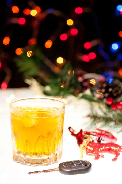 Niet drinken en rijden tijdens feestdagen — Stockfoto