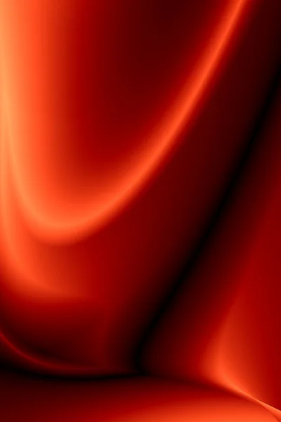抽象的な赤いサテンの生地の柔らかい背景 — ストック写真