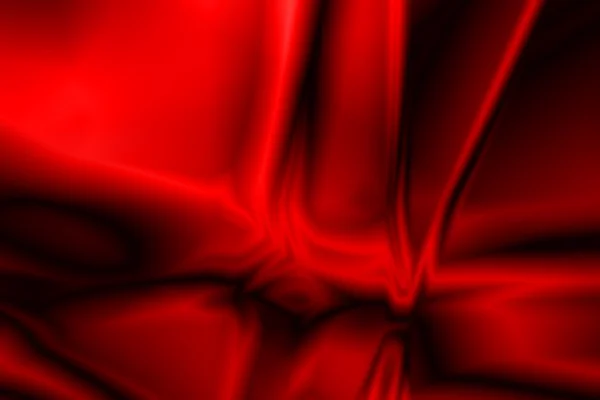 抽象的红色和黑色缎面料柔和的背景 — 图库照片