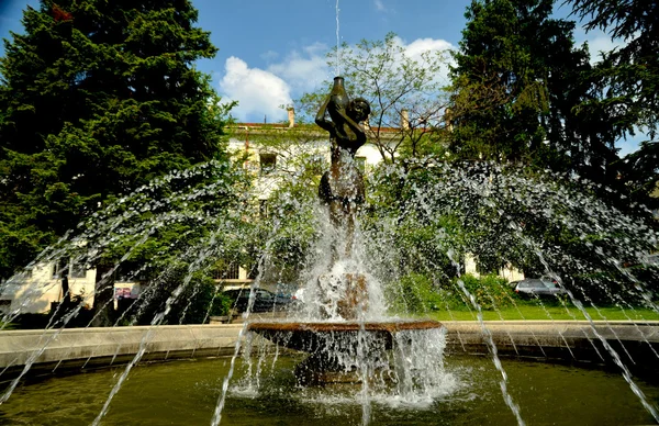 stock image Fountain on the main street in Sandanski, Bulgaria