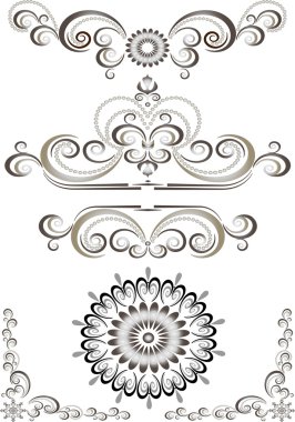Decorative ornament border,frame. Banner clipart